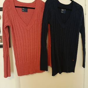 Two American Eagle sweaters